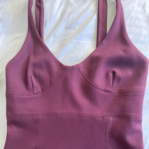 Aritzia Babaton Marsden Purple Corset Bodycon Midi Dress - Picture 4 of 7